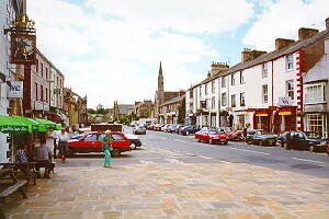 Kirkby Stephen Cumbria Lake District. Kirkby Stephen is a busy town at the top end of Cumbria beautiful Eden Valley. It is popular as a resting place for walkers.